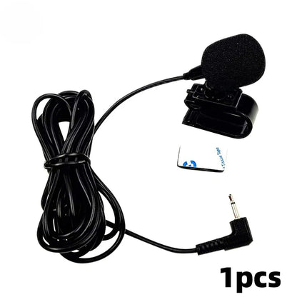 Professionals Car Audio Microphone 2.5mm Clip Jack Plug Mic Stereo Mini Wired External Microphone 2 Pole Mono For Auto DVD Radio