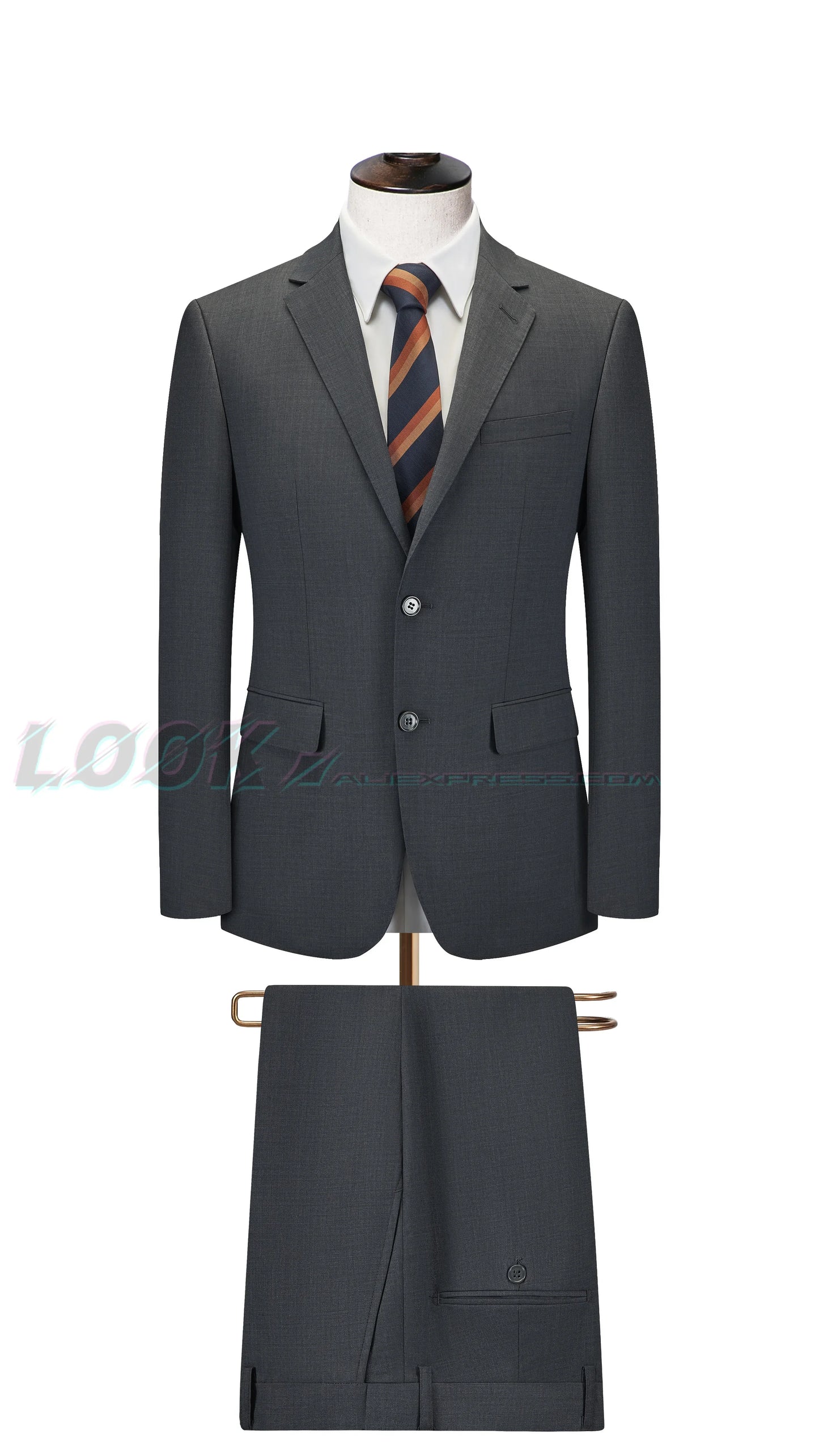 Men's Premium Suit -Business Suit, Professional Formal Wear, Ideal for Work and Weddings,50% Wool,Customizable Fit with 20 Sizes
