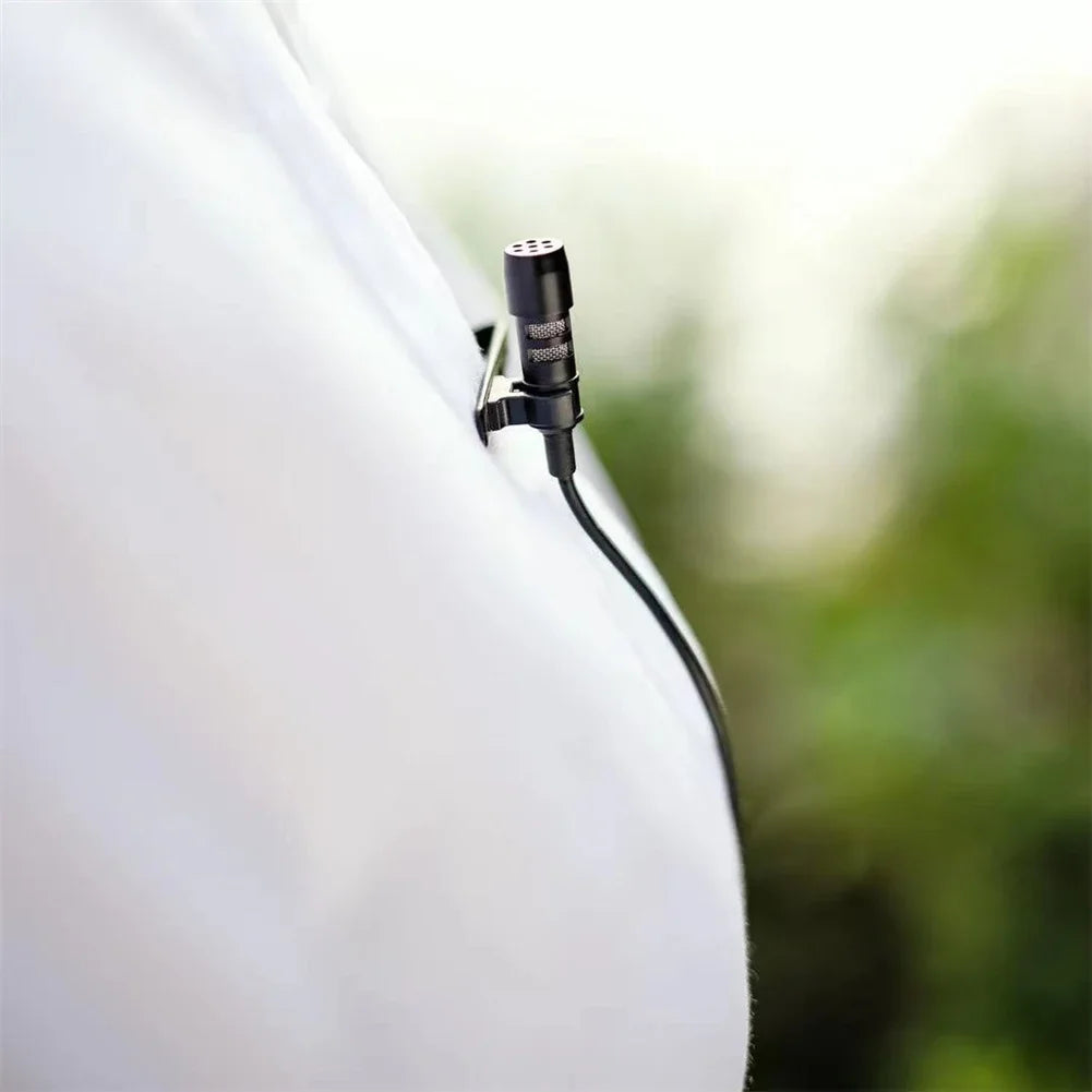 Portable 4-PIN Mini Microphone For Shure Wireless Lavalier Lapel Clip-on Microphone Audio Condenser Microphone For Meeting