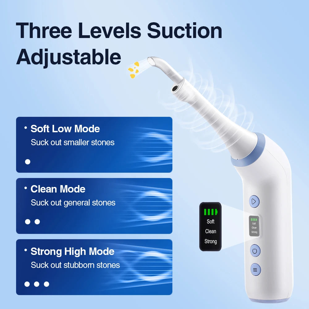 Electric Tonsil Stone Remover 3 Suction Eliminate Bad Breath Home Oral Hygiene Tonsil Stone Extractor Swallow Difficulty Relief