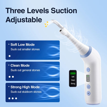 Electric Tonsil Stone Remover 3 Suction Eliminate Bad Breath Home Oral Hygiene Tonsil Stone Extractor Swallow Difficulty Relief