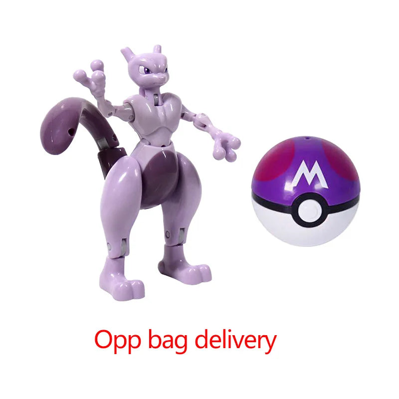 22 Kind Pokemon Ball Figure Pokeball Mewtwo Poke Pikachu Charizard Gyarados Venusaur Pawmi Quaxly Fuecoco Elf Toy Set Kids Gift