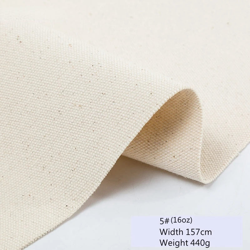 100% Cotton Primary Color Canvas Fabric By Half Meters for Sewing Sofa Cover DIY Bags Cloth Curtain Sofa Cover Material  W300073