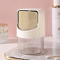 Transparent Cotton Swab Storage Box Rotating With Lid Dustproof Desktop Plastic Toothpick Organizer Jar