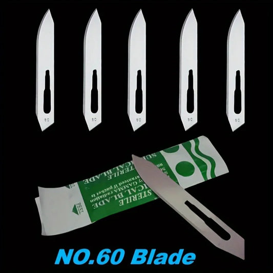 60 blade 7cm, suitable for art carving, mobile phone repair, movie blade, DIY hand tool trimming, can install folding handle