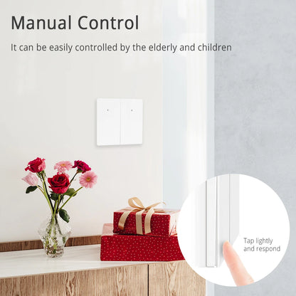 Zemismart Zigbee No Neutral Switch Physical Push Interruptor Smart Wall Switches Work with Tuya Magnetic Latching Relay 220V