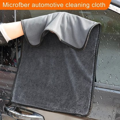 Car Wash Towel 1200GSM Double Sided Towel Car Detailing Twisted Braid Cloth Super Absorbent Rag for Car Home Washing Accessories