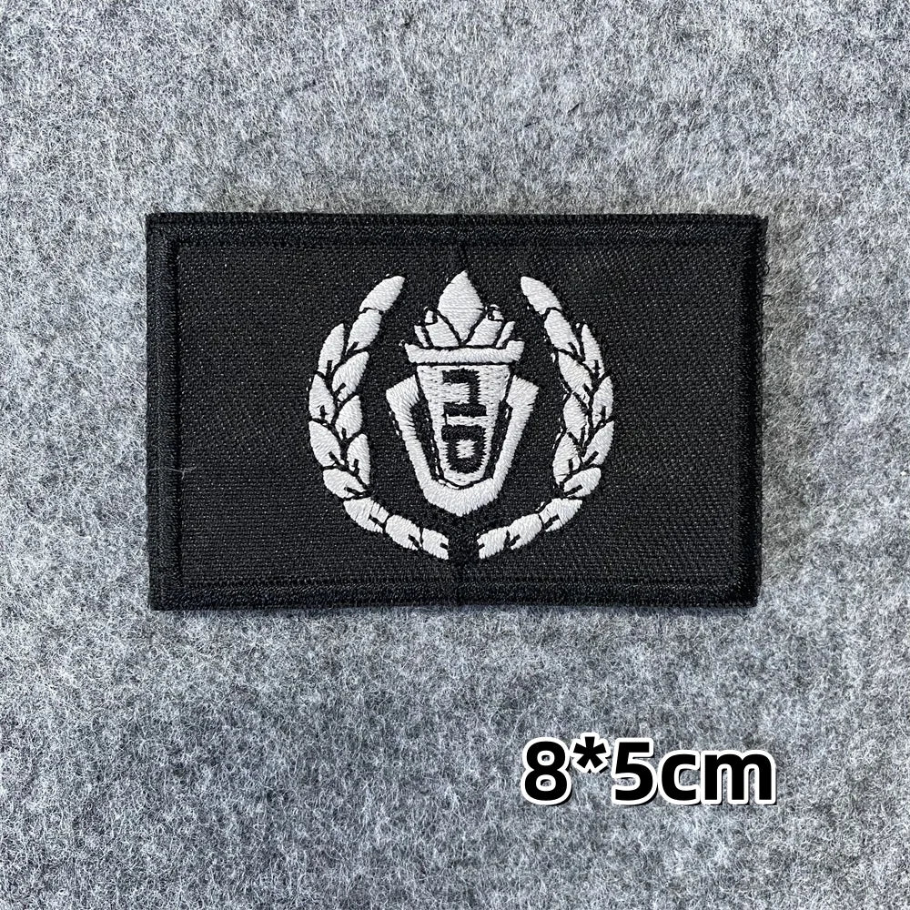 Israeli Army Forces Flag Tactical Patch for Clothes Hook&Loop Embroidery Morale Badge Paramedic Israel Outdoor Backpack Sticker