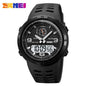 SKMEI  Outdoor Sports Men's Electronic 1655 Watch Dual Display Multi functional Waterproof Student Exploration Watch