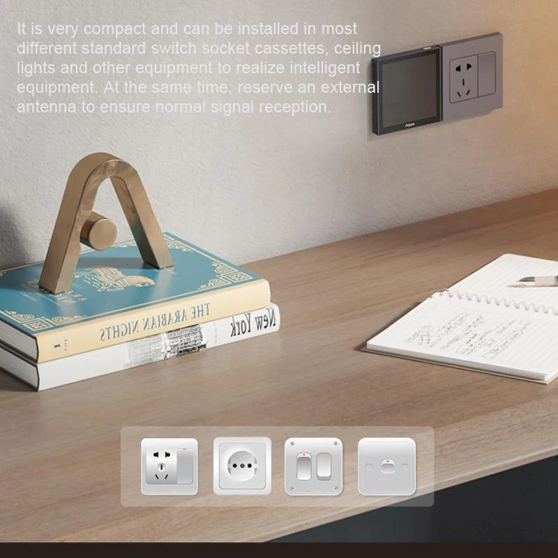 Aqara T1 Single Way Control Module Zigbee 3.0 Wireless Relay Controller 1 Channel With/No Neutral Remote Work with Apple Homekit