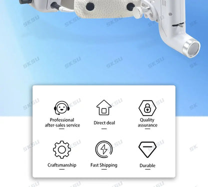 Lampa czołowa dentystyczna LED 5W do lup stomatologicznych, lamp operacyjnych, medycznych lamp chirurgicznych dla dentystów