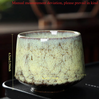 Laysda Vintage Coffee Mug 200ml ceramics Tea cup Japanese-style cafes Drinkware Stoneware Espresso for Restaurants Hotels