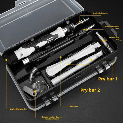 115 Pcs Watch Computer Mobile Phone Disassembly Repair Hardware Tools Screwdriver Set Tool Kit Plum Blossom Screw Repair Tools