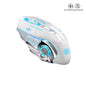 Rechargeable Wireless Bluetooth and 2.4G USB Gaming Mouse Silent Backlight E-Sports Mouse for Laptop Macbook PC Game Office