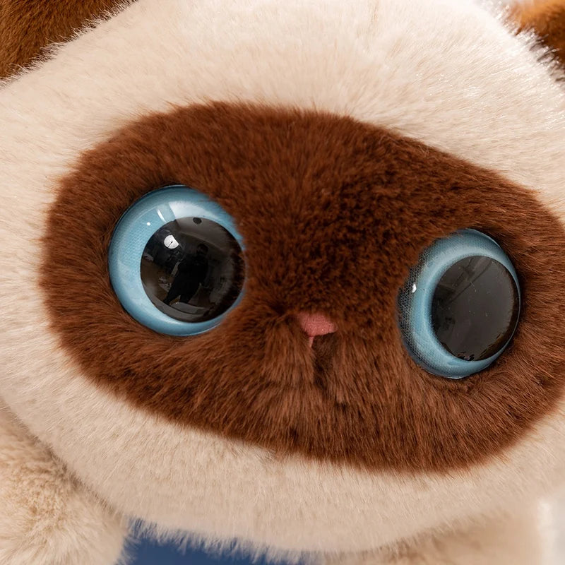 20/40cm Big Eyes Cat Plush Toy Pet Kitten Plush Doll High Quality Exquisite Cat Soft Comfortable Pillow Birthday Gift