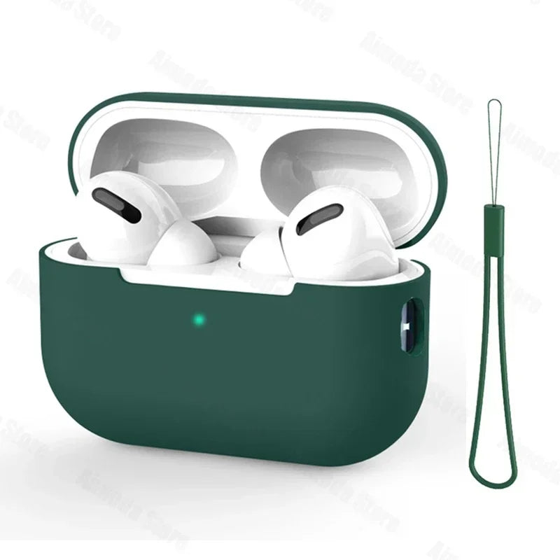 Dla AirPods Pro 2 Etui Płynny Silikon Pokrowiec Na AirPods 3 Pro 2 Etui Miękkie Słuchawki Ochronne Funda dla AirPod Pro 2 Pro2 Pokrowiec