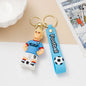 1pc 2026 Football Player Figure Keychain Soccer Cartoon Doll Car Key Ring Backbag Pendant Souvenir Gifts for Fans Friends
