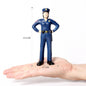 Realistic Professionals Pretend Career People Figures,Representing a Variety Of Occupations From Fire Fighter to Nurse Figurines