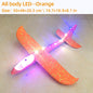 50/33CM Big Foam Plane Glider Hand Throw Airplane Light Inertial Bubble Planes Outdoor Launch Kids Toys for Children Boys Gift