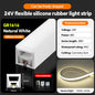 LED flexible silicone light strip embedded 24V waterproof tubing linear lamp concealed installation flexible soft light strip