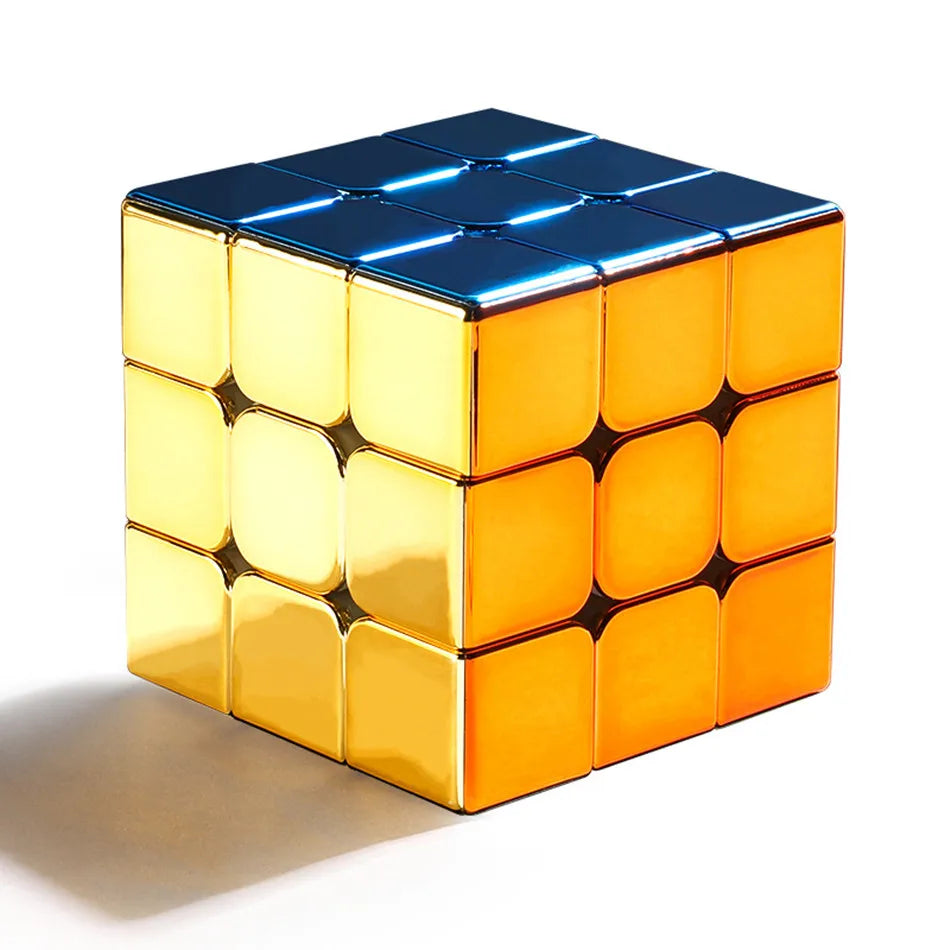 Shengshou Plating 3x3x3 Magnetic Magic Cube Professional Speed Puzzle Cubo Magico Educational Toy Games Birthday Christmas Gifts