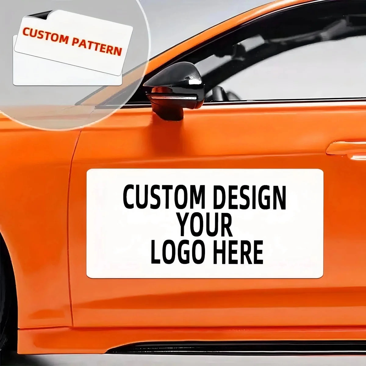 Customizable Magnetic Car Decals—Ideal for Vehicle Advertising and Decoration; Supports Your Own Custom Designs.