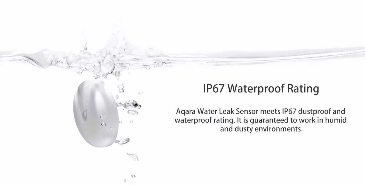 Aqara Water Leak Sensor SJCGQ11LM Zigbee Flood Detector Alarm Security Water Immersing Detector for Mijia Apple Homekit APP