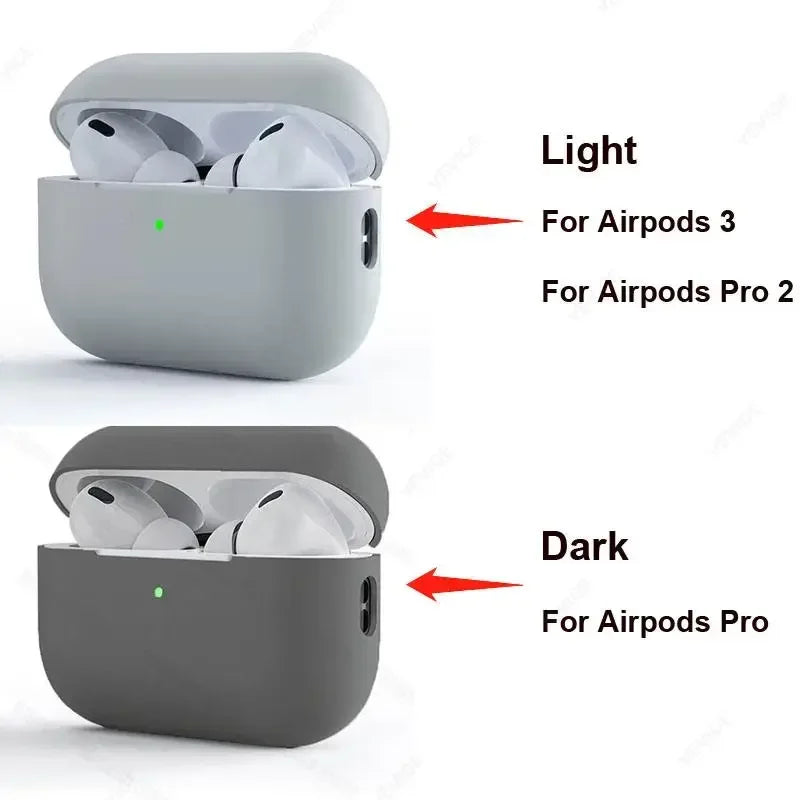 Dla AirPods Pro 2 Etui Płynny Silikon Pokrowiec Na AirPods 3 Pro 2 Etui Miękkie Słuchawki Ochronne Funda dla AirPod Pro 2 Pro2 Pokrowiec