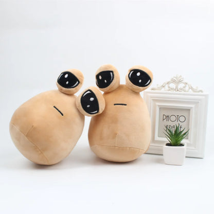 20cm/7.87in Anime Game Maw Pou Plush Toy Kawaii Cartoon My Pet Alien Pou Doll Soft Filled Pillow Birthday Gift