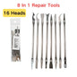 8 In 1 CPU IC Phone Repair Tools Glue Remover IC Chip Repair Thin Blades Piratical Repair Hand Tool For Mobile Phone Computer