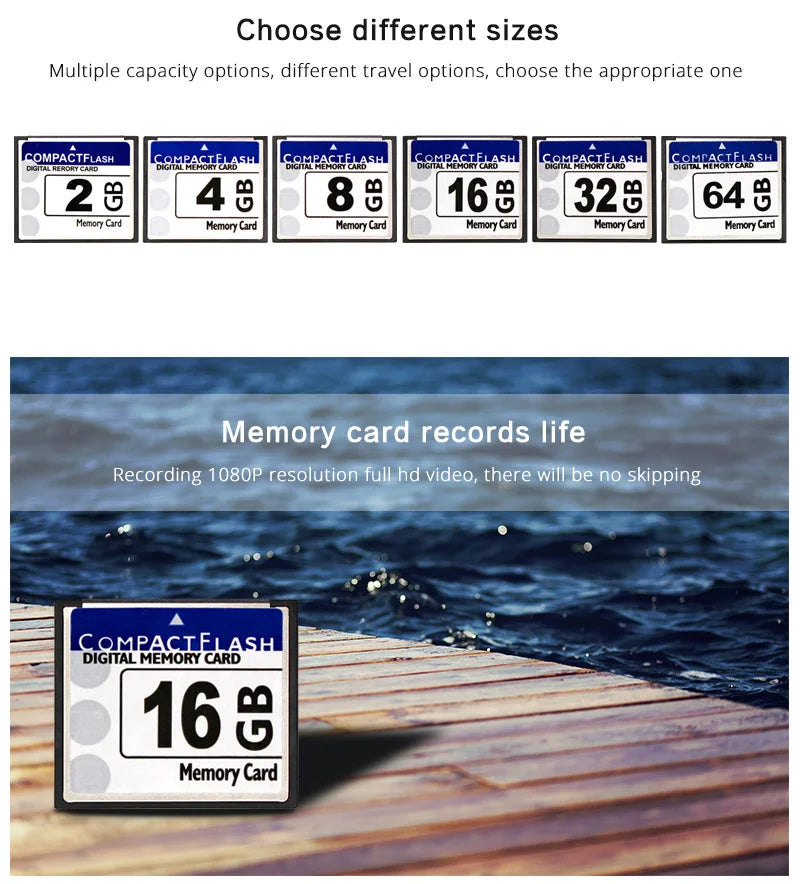 LEMIWEI CF Card 256MB 512MB Compact Flash Card 1GB 2GB 4GB CF Card 8GB 16GB 32GB 64GB Compactflash Memory Card For Camera