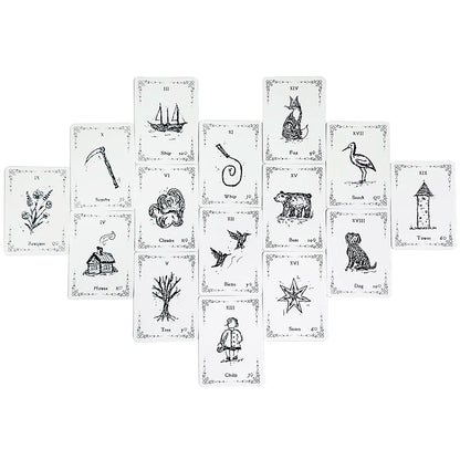 New Cards Game 36 Card Vibrant Illustrations, Easy-to-Read Guide, Great For Beginners, Divination Meditation & Party Games