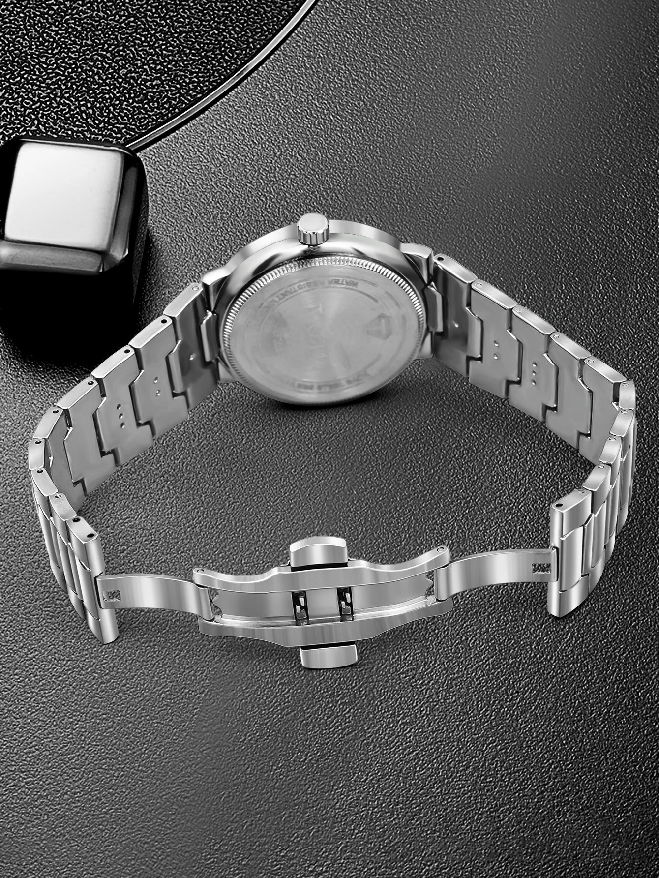 TOMI Luxury Business Men's Watch Gift Box Set Lapel Box Trendy Simple Multi-functional Quartz Watch Men's Watch Christmas