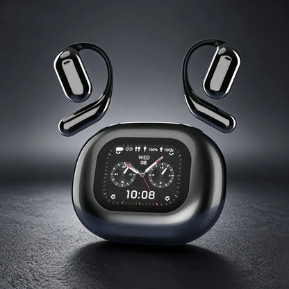 YYK Q16 Pro AI Translation Earbuds 144 Languages Real Time Translating Earphone with LCD Touch Screen ANC Wireless Headphones