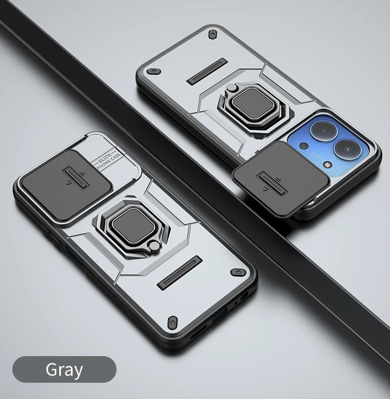 For Xiaomi Redmi 15C 4G 171mm Case Shockproof Armor Magnetic Holder Ring Case For Redmy 15C 15 C Redmi15C 4G Lens Protect Cover