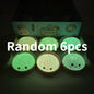 New Luminous Dumplings Squishy Expression Bun Toys Colorful Slow Rebound Simulation Stress Relief Bun Squeeze Toys