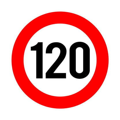 A0202# Speed Limit (110/120/150/160/200/300 km), Ø 16 cm Self-adhesive Decal Car Sticker Waterproof Auto Decors