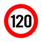 A0202# Speed Limit (110/120/150/160/200/300 km), Ø 16 cm Self-adhesive Decal Car Sticker Waterproof Auto Decors