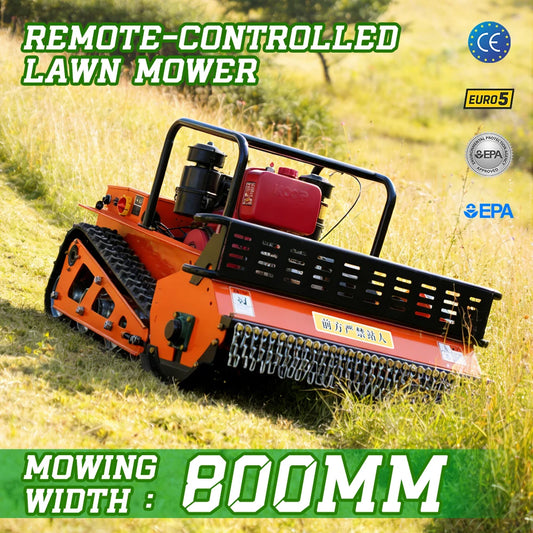 Customized diesel lawn mower that can climb slopes GPS all terrain tracked lawn mowing robot