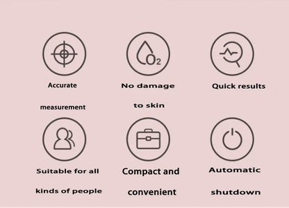 Rechargeable Medical Oximeter Strap Lanyard Fingertip Pulse Oximeter Blood Oxygen Saturation Monitor Digital LED Display Child