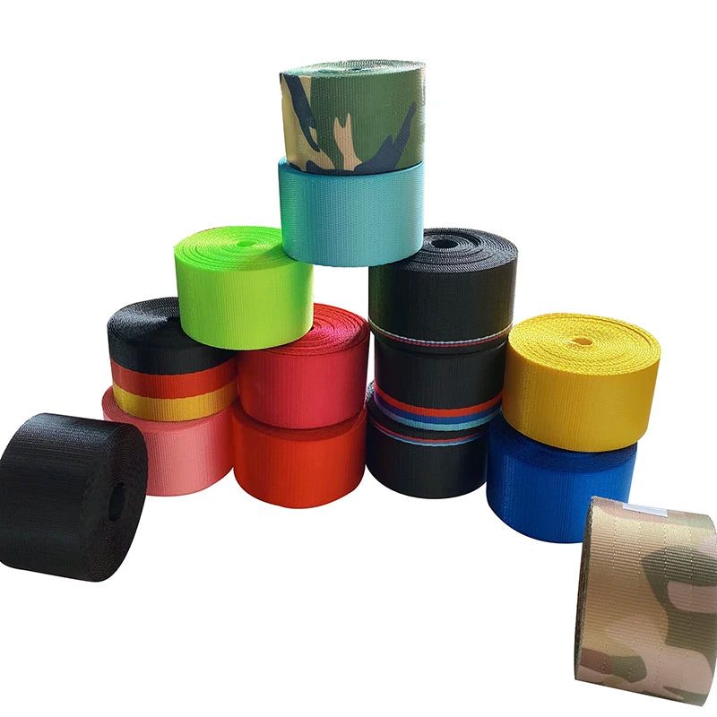 38 Colors 3.6M/Roll Car Modified Seat Belt Webbing Car High-Strength Polyester Seat Safety Belts Car Accessories