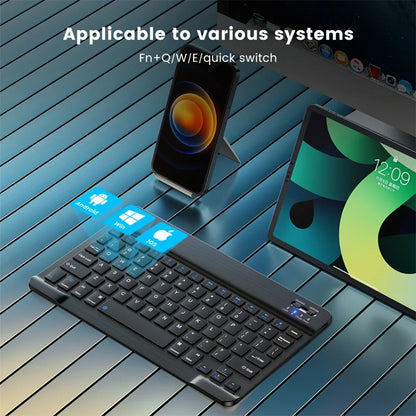 Hebrew/Spanish//Russian/Korean Portable 10 inch Wireless Keyboard and Keyboard set For iPad Samsung Tablet Laptop IOS Android