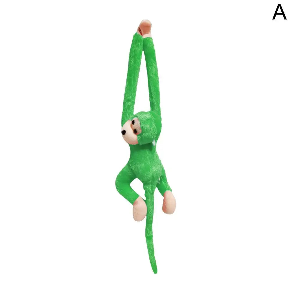 Colorful Long-arm Monkey Plush Stuffed Dolls Children's Animal Plush Toys Creative Curtain Dolls Hanging Monkeys Decorative Gift