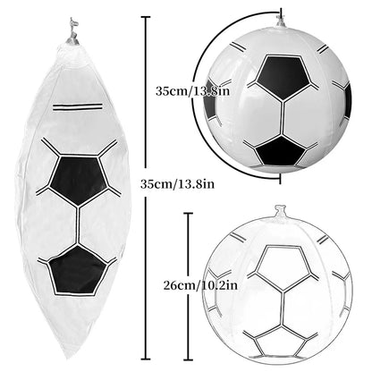 1pc Inflatable Beach Ball Football Soccer Ball for Summer Swimming Pool Party Favor Game for Boys Girls