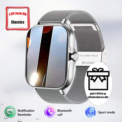 Classic New Smart Watch for Men Women Gift Full Touch Screen Sport Fitness Watch Bluetooth Call Digital Smartwatch Multifunction
