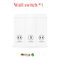Tedeligo Tuya WiFi RF Smart Curtain Switch,110V 220V Roller Shutter Blinds Control Module with Wireless Remote,work with Alexa