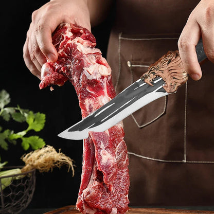 Buther Boning Knife Stainless Steel Chef Slicing Meat Fish Fruit Knife Sharp Plastic Handle Barbecue and Cooking Kitchen Knives