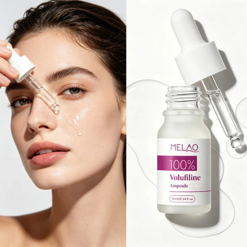 100% Pure Volufiline Plumping Ampoule Serum, Skin Care Essential for Facial Volume & Even Skin Tone, Fast-Absorbing Hydrating