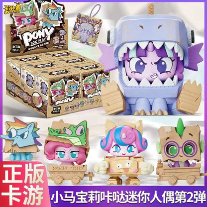 Hot Sale  KAYOU My Little Pony Kadder Mini Figure V2 Blind Box Adventure Pony Trip Box Play Desktop Ornament Toy Birthday Gift