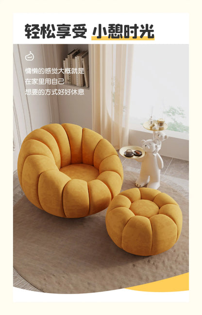 Lazy sofa single double pumpkin sofa reclining sleeping cloud swivel chair bedroom Internet celebrity sofa balcony sedentary